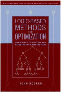 Logic-Based Methods for Optimization_cover