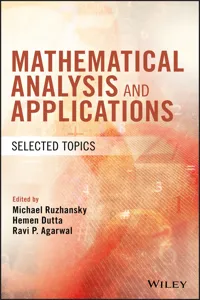 Mathematical Analysis and Applications_cover