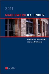 Mauerwerk Kalender 2011_cover