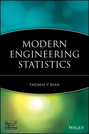 Book cover image for: Modern Engineering Statistics