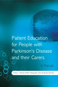 Patient Education for People with Parkinson's Disease and their Carers_cover