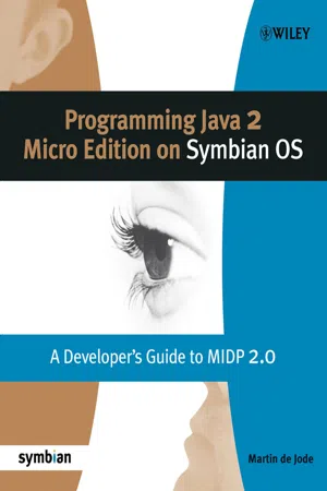 Programming Java 2 Micro Edition for Symbian OS