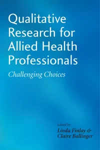 Qualitative Research for Allied Health Professionals_cover