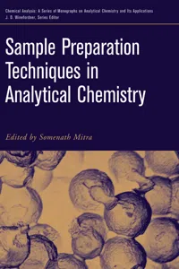 Sample Preparation Techniques in Analytical Chemistry_cover