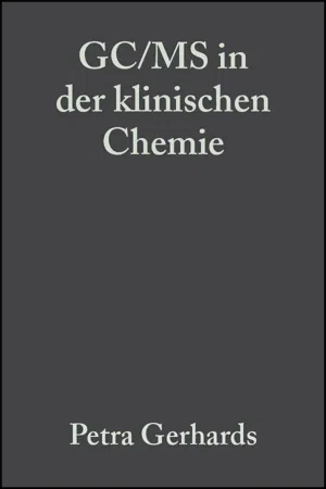 GC/MS in der klinischen Chemie