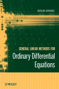 General Linear Methods for Ordinary Differential Equations_cover