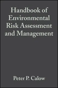 Handbook of Environmental Risk Assessment and Management_cover