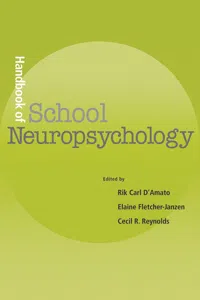 Handbook of School Neuropsychology_cover