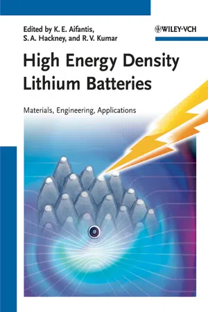 High Energy Density Lithium Batteries