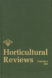 Horticultural Reviews, Volume 3_cover