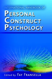 International Handbook of Personal Construct Psychology_cover