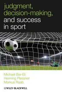 Judgment, Decision-making and Success in Sport_cover
