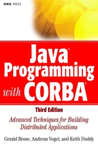 Java Programming with CORBA_cover