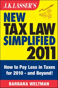 J.K. Lasser's New Tax Law Simplified 2011_cover