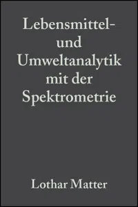 Lebensmittel- und Umweltanalytik mit der Spektrometrie_cover