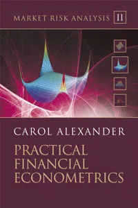 Market Risk Analysis, Practical Financial Econometrics_cover