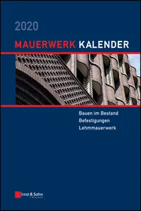 Mauerwerk-Kalender 2020_cover