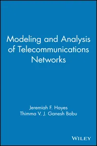 Modeling and Analysis of Telecommunications Networks_cover