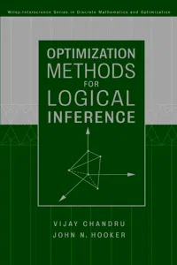 Optimization Methods for Logical Inference_cover
