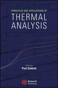Principles and Applications of Thermal Analysis_cover