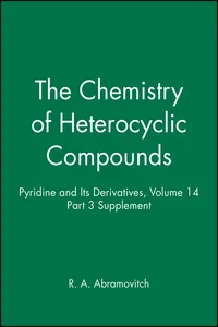 Pyridine and Its Derivatives, Volume 14, Part 3 Supplement_cover
