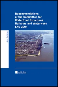 Recommendations of the Committee for Waterfront Structures Harbours and Waterways EAU 2004_cover