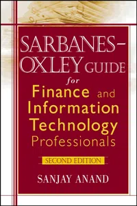 Sarbanes-Oxley Guide for Finance and Information Technology Professionals_cover