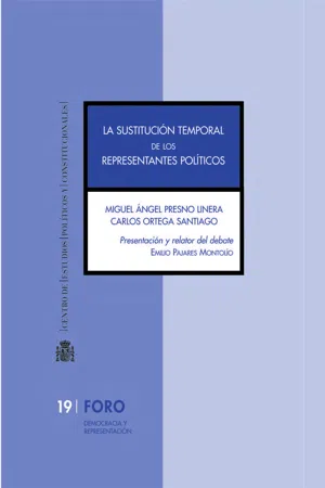 La sustitución temporal de los representantes políticos