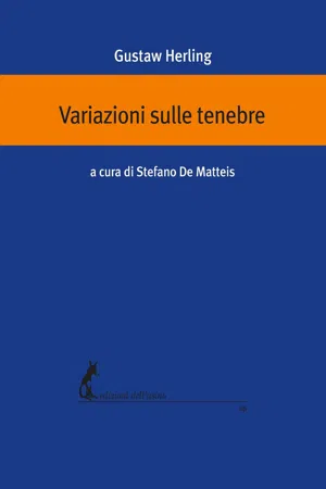 Variazioni sulle tenebre