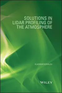 Solutions in LIDAR Profiling of the Atmosphere_cover