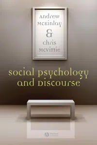 Social Psychology and Discourse_cover