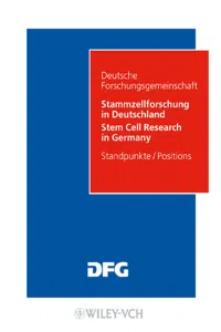 Stammzellforschung in Deutschland. Möglichkeiten und Perspektiven_cover