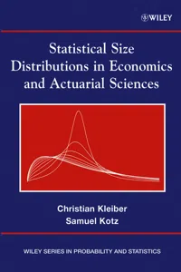 Statistical Size Distributions in Economics and Actuarial Sciences_cover