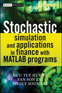 Stochastic Simulation and Applications in Finance with MATLAB Programs_cover
