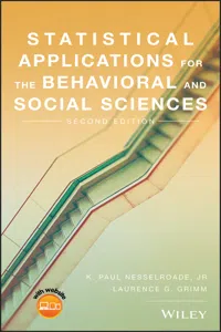 Statistical Applications for the Behavioral and Social Sciences_cover