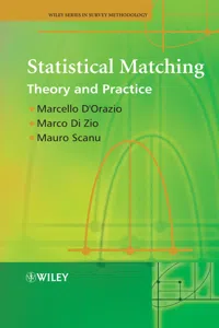 Statistical Matching_cover