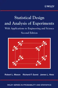 Statistical Design and Analysis of Experiments_cover