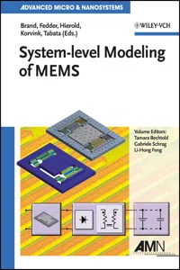 System-level Modeling of MEMS_cover