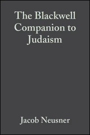 The Blackwell Companion to Judaism