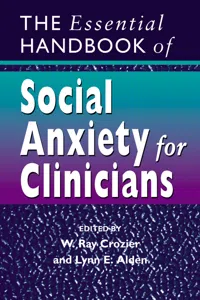 The Essential Handbook of Social Anxiety for Clinicians_cover