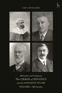 McCawley and Trethowan - The Chaos of Politics and the Integrity of Law - Volume 1_cover