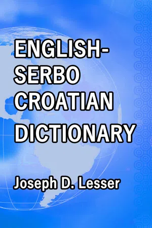 English / Serbo-Croatian Dictionary