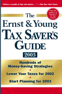 The Ernst & Young Tax Saver's Guide 2003_cover