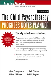 The Child Psychotherapy Progress Notes Planner_cover