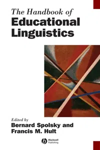 The Handbook of Educational Linguistics_cover