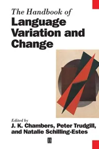 The Handbook of Language Variation and Change_cover