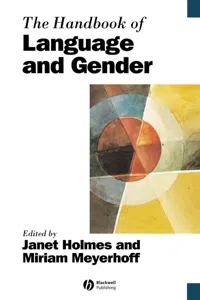 The Handbook of Language and Gender_cover