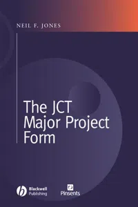 The JCT Major Project Form_cover