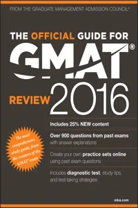 The Official Guide for GMAT Review 2016 with Online Question Bank and Exclusive Video_cover