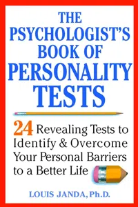 The Psychologist's Book of Personality Tests_cover